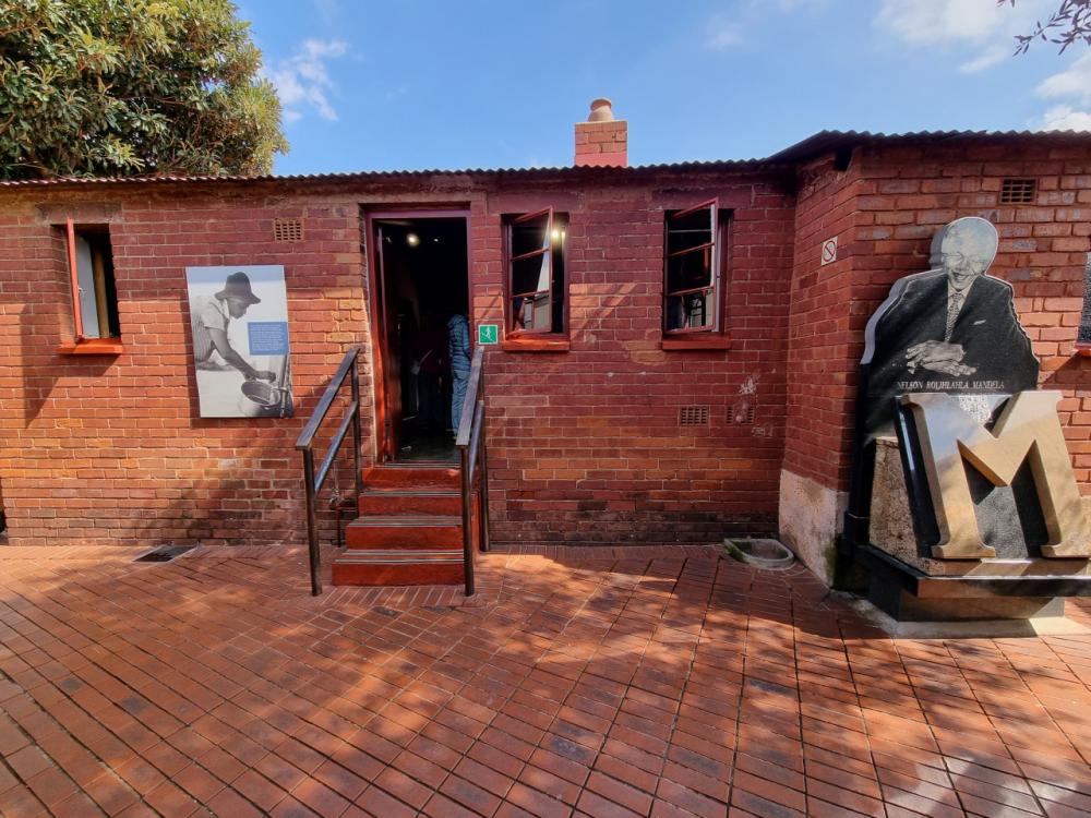 Visite de la maison de Nelson Mandela